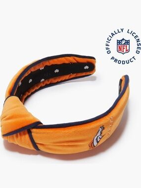 DENVER BRONCOS LELE SADOUGHI X NFL ORANGE EMBROIDERED KNOTTED
HEADBAND